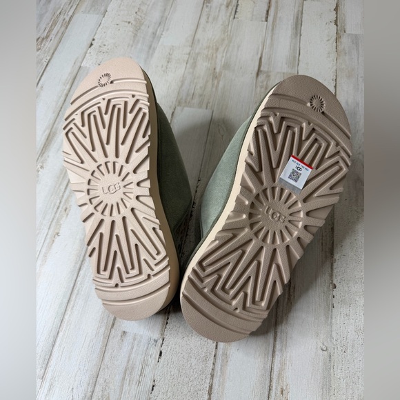 UGG Olive Green Slide Sandals - Picture 5 of 6